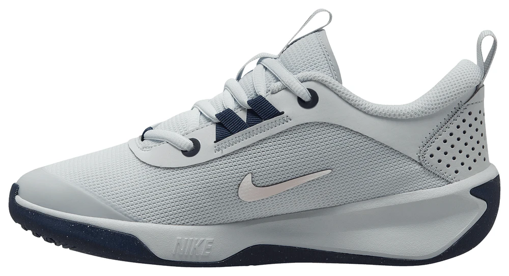 Nike Boys Omni - Boys' Grade School Shoes Pure Platinum/Metallic Silver/Midnight Navy