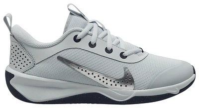 Nike Boys Omni - Boys' Grade School Shoes Pure Platinum/Metallic Silver/Midnight Navy