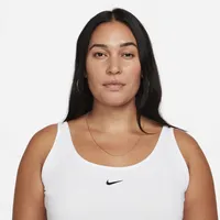 Nike Womens Nike Plus Sized Essential Cami Tank - Womens White/White Size 2X