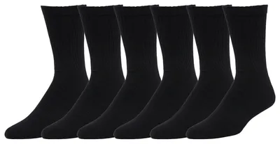 LCKR 6-Pack Athletic Half Cushion Crew Socks - Men's