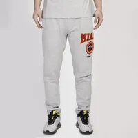 Pro Standard Mens Heat Crest Emblem Fleece Sweatpant - Gray