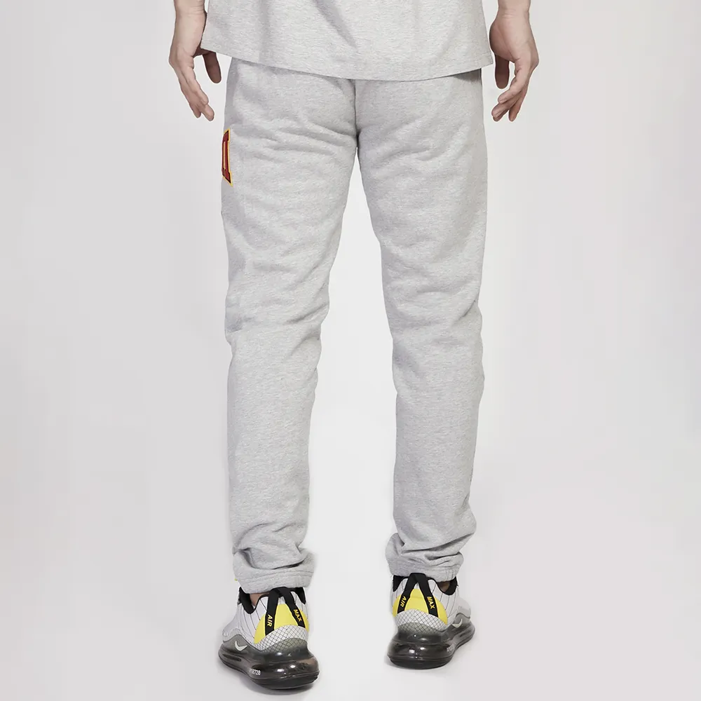 Pro Standard Mens Heat Crest Emblem Fleece Sweatpant - Gray