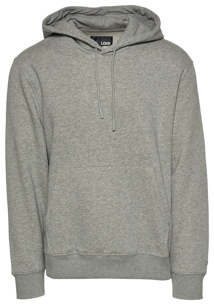 LCKR Mens Pullover Hoodie - Grey/Grey