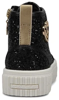 Michael Kors Girls Michael Kors Skate Split 3 Glitter - Girls' Grade School Shoes Black/Glitter Size 03.0