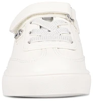 Michael Kors Girls Jem Scotty - Girls' Toddler Shoes White Nappa/Silver Metallic