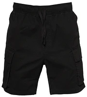 LCKR Mens Supplement Utility Cargo Shorts - Jet Black/Black