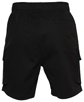 LCKR Mens Supplement Utility Cargo Shorts - Jet Black/Black