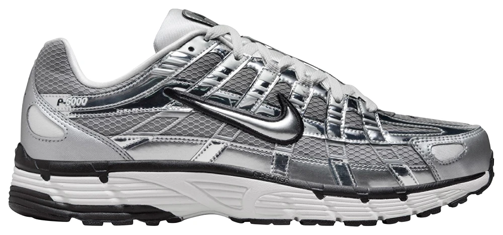 Nike Mens P-6000 - Walking Shoes Silver/Black