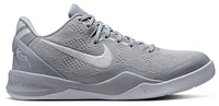 Nike Boys Kobe VIII - Boys' Grade School Shoes White/Grey