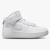 Nike Boys Air Force 1 EasyOn Mid - Boys' Grade School Basketball Shoes White/White