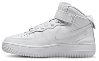 Nike Boys Air Force 1 EasyOn Mid - Boys' Grade School Basketball Shoes White/White