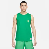 Nike Mens Nike NSW Trippy Safari Tank - Mens Stadiuim Green Size S