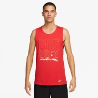 Nike Mens Dri-FIT Primary Hoops Tank - University Red/White/Blue