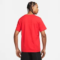 Nike Mens Hoops Short Sleeve T-Shirt - University Red/White/Blue