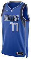 Nike Mens Nike Mavericks Dri-FIT NBA Swingman Jersey - Mens Blue/White Size S