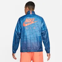 Nike Mens Air Woven UL Jacket - Dk Marina Blue/Madder Root