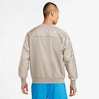 Nike Mens SI Brushed Crew - Sail/Light Orewood