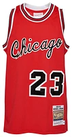 Mitchell & Ness Boys Bulls Authentic Jersey - Boys' Grade School Red/Red