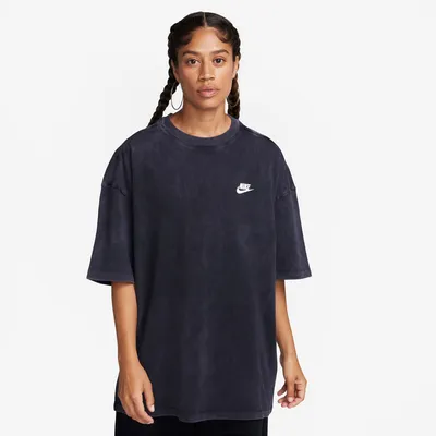 Nike Womens NSW Essential Short Sleeve OS Dunk T-Shirt - Black/White