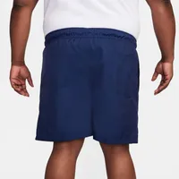 Nike Mens Club Flow Shorts - Midnight Navy/White