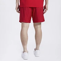 Pro Standard Mens Washington Nationals Dbl Logo Woven Short - Red/Red