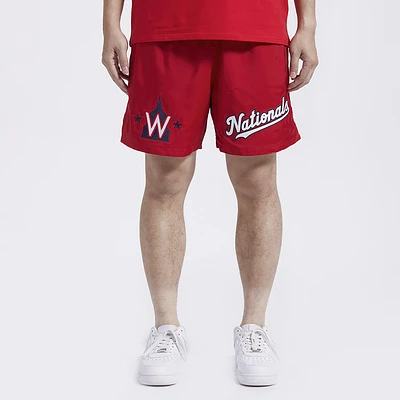 Pro Standard Washington Nationals Dbl Logo Woven Short - Men's