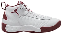 Jordan Mens Jumpman Pro - Basketball Shoes White/Maroon/Silver