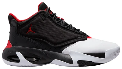 Jordan Mens Jordan Max Aura 4 - Mens Basketball Shoes White/Gym Red/Black Size 11.5