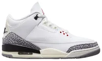 Jordan Mens Jordan Retro 3 - Mens Shoes Summit White/Black/Fire Red Size 18.0