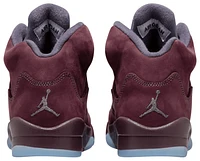 Jordan Boys Jordan Air Jordan 5 Retro SE - Boys' Grade School Basketball Shoes Metallic Silver/Deep Burgundy/Light Graphite Size 04.0