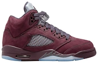 Jordan Boys Jordan Air Jordan 5 Retro SE - Boys' Grade School Basketball Shoes Metallic Silver/Deep Burgundy/Light Graphite Size 04.0