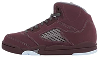 Jordan Boys Jordan 5 Retro SE - Boys' Preschool Shoes Metallic Silver/Deep Burgundy/Light Graphite Size 03.0