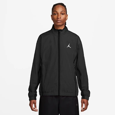 Jordan Mens Essential HBR Woven Jacket - Black/Black/White