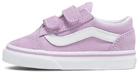 Vans Girls Vans Old Skool V - Girls' Toddler Skate Shoes Lupine/White Size 05.0