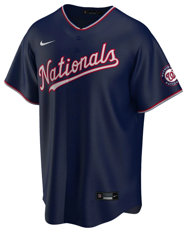 Washington Nationals Nike Official Replica Alternate Road Jersey