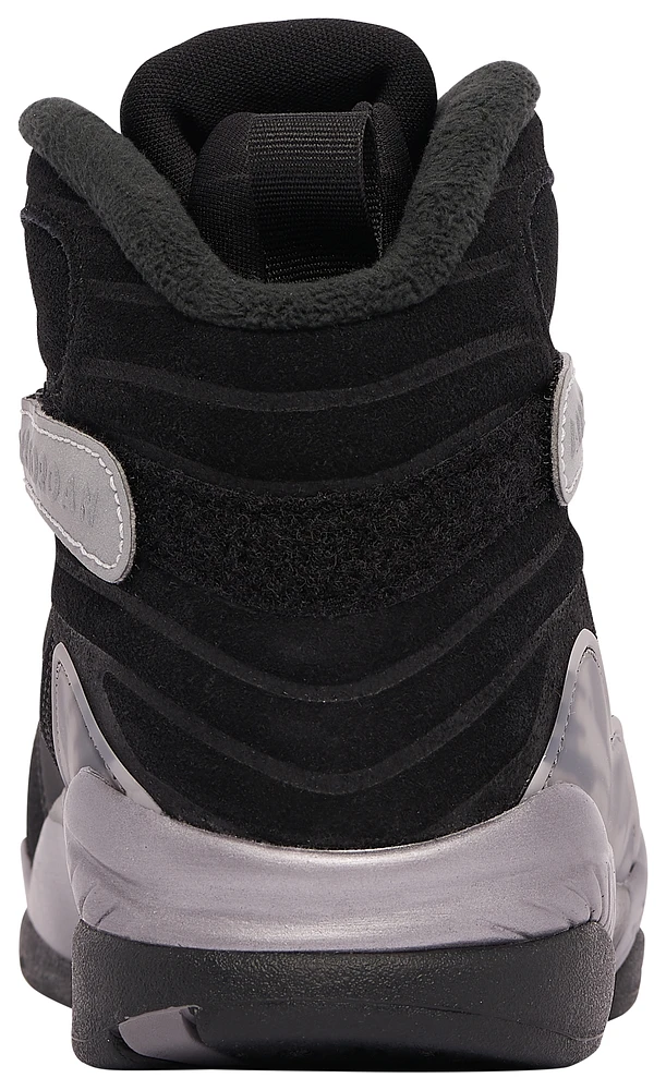 Jordan Boys Jordan Retro 8 Winter - Boys' Grade School Basketball Shoes Black/Grey/Silver Size 04.0