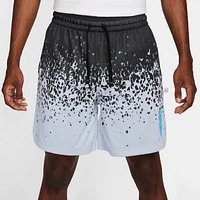 Jordan Mens Zion All Over Jacquard Shorts - Black/Blue