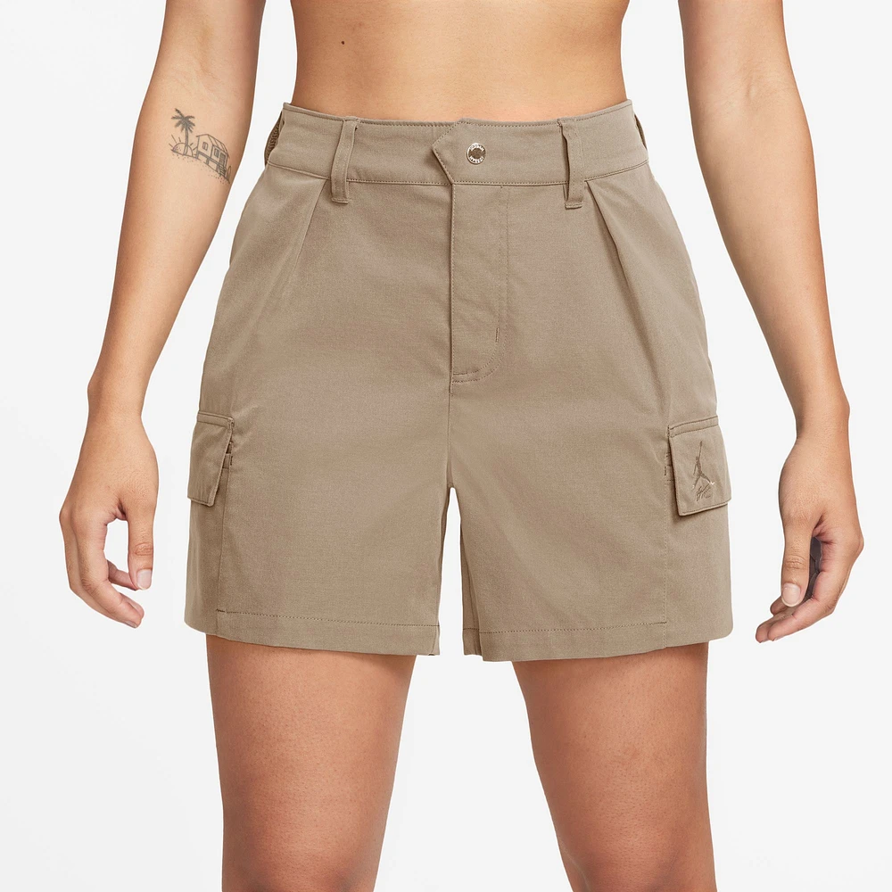 Jordan Womens Jordan Chicago Shorts - Womens Brown Size M