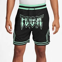 Jordan Mens Dri-FIT HBR Diamond Shorts - Black/Mint Foam