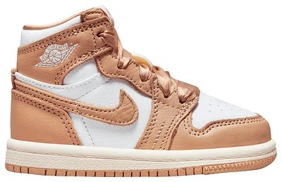 Jordan Girls Retro 1 High Og V2 - Girls' Toddler Basketball Shoes Praline/White/Sail