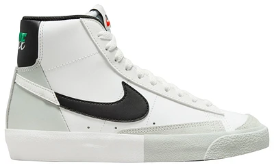 Nike Boys Nike Blazer Mid '77 SE - Boys' Grade School Shoes Summit White/Black/Silver Size 05.5