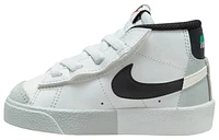 Nike Boys Nike Blazer Mid '77 SE - Boys' Toddler Shoes Black/Silver/Summit White Size 04.0