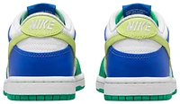 Nike Boys Dunk Low ESS - Boys' Preschool Running Shoes Stadium Green/White/Light Yellow Twist