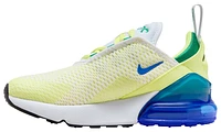 Nike Boys Nike Air Max 270 ESS - Boys' Preschool Shoes Light Lemon/White/Royal Size 11.0