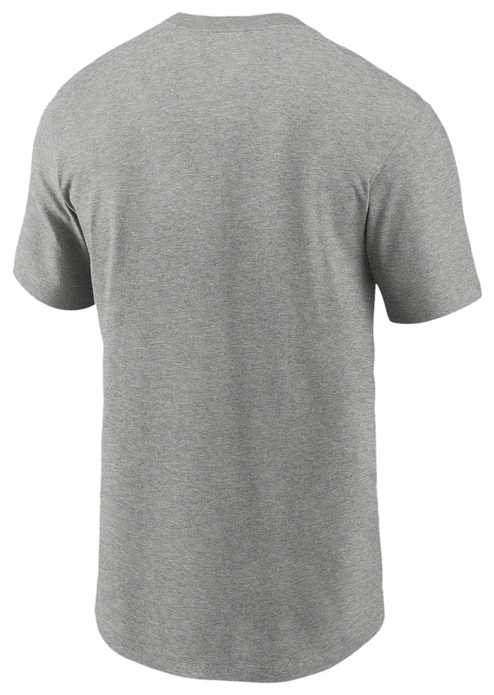 Nike Mens Rams Fan Gear Primary Logo T-Shirt - Heather Gray