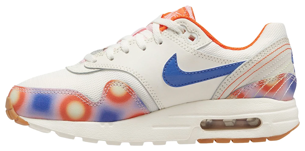 Nike Girls Air Max 1 SE - Girls' Grade School Running Shoes Sail/Grey/Blue Joy