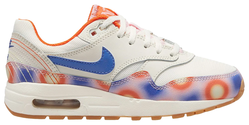 Nike Girls Air Max 1 SE - Girls' Grade School Running Shoes Blue Joy/Sail/Grey