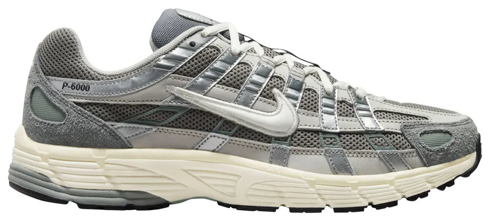 Nike Mens Nike P-6000 - Mens Shoes White/Lt Iron Ore/Flat Pewter Size 15.0