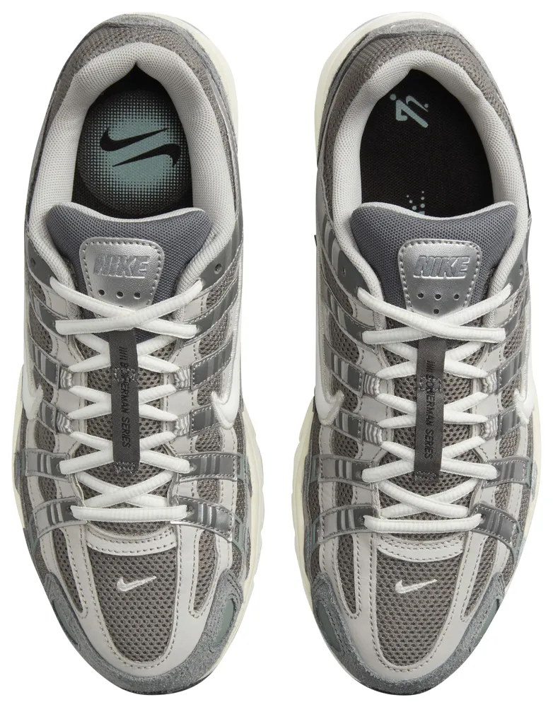 Nike Mens Nike P-6000 - Mens Shoes White/Lt Iron Ore/Flat Pewter Size 15.0