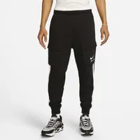 Nike Mens NSW Air Cargo Fleece Pants - Summit White/Black